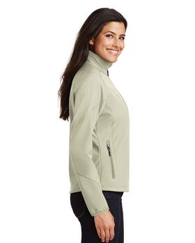 Port Authority L705 Ladies Textured Soft Shell Jacket - ApparelnBags.com