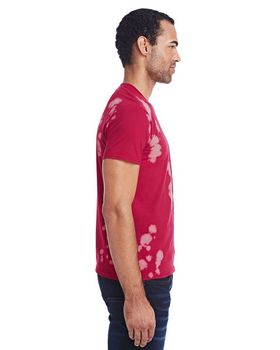 Tie-Dye 1385 Adult 100% Ringspun Cotton Bleach-Out Tie-Dye T-Shirt