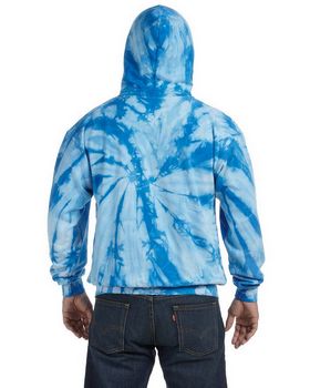 Tie-Dye CD877 Men's 9.5 oz 100% Cotton Tie-Dyed Pullover Hood