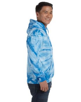 Tie-Dye CD877 Men's 9.5 oz 100% Cotton Tie-Dyed Pullover Hood