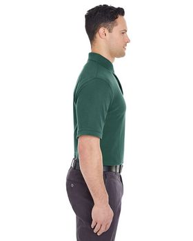 UltraClub 7510 Men's Platinum Honeycomb Pique Polo