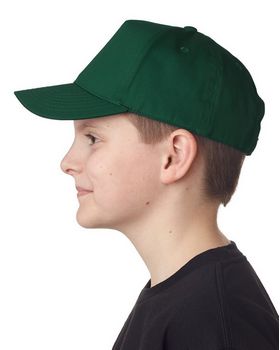 Ultraclub 8120Y Youth Classic Cut Cotton Twill Constructed Cap
