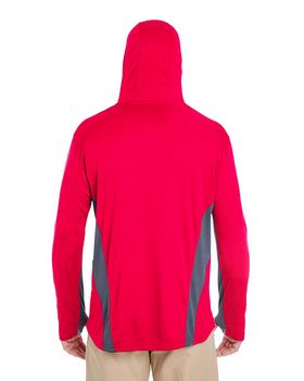 Ultraclub 8231 Adult Cool & Dry Sport Hooded Pullover