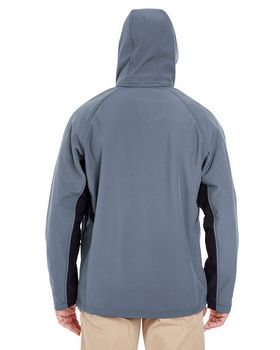 Ultraclub 8290 Men's Color Block 3-in-1 Systems Hooded Soft Shell Jacket
