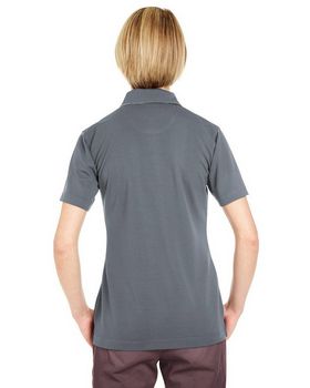 UltraClub 8325L Women's Platinum Performance Birdseye Polo