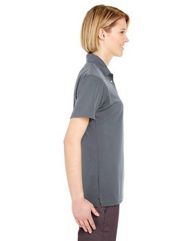 UltraClub 8325L Women's Platinum Performance Birdseye Polo