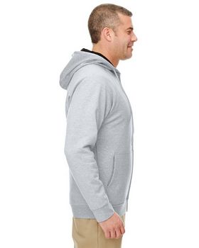 Ultraclub 8463 Men's Thermal Full Zip Sweatshirt