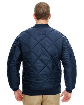 Ultraclub 8467 Adult Puffy Workwear Jacket with Quilted Lining