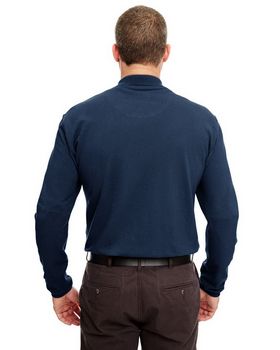 Ultraclub 8532 Adult Long-Sleeve Classic Pique Polo