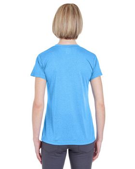 Ultraclub 8619L Women's Cool & Dry Heather Performance Tee