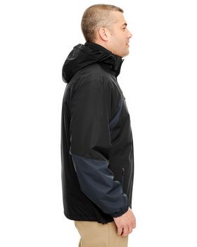 UltraClub 8939 Adult Three-in-One Color Block Systems Jacket