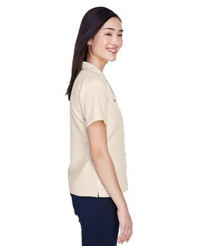 Ultraclub 8981 Women's Solid Camp Shirt