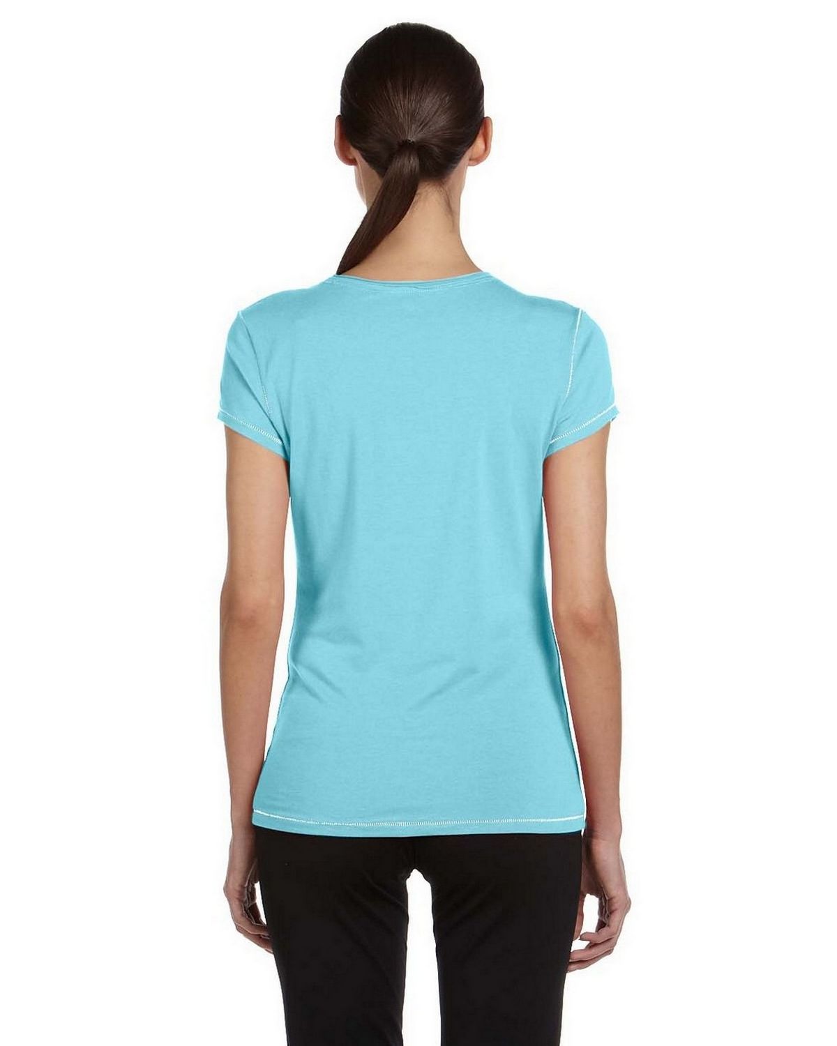 All Sport W1004 Ladies’ Short-Sleeve Bamboo T-Shirt - Apparelnbags.com