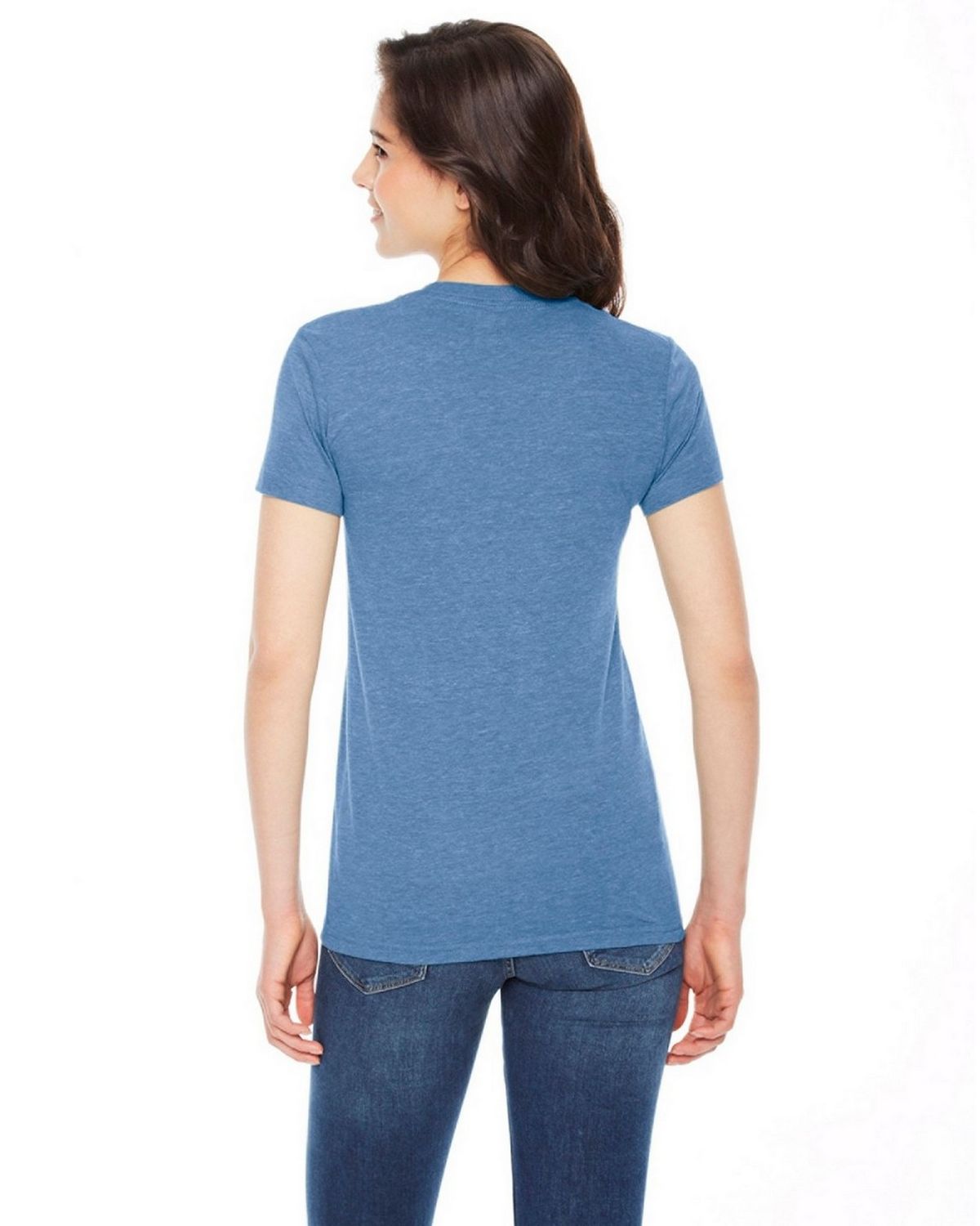 American Apparel TR301 Ladies’ Triblend Short-Sleeve Track T-Shirt ...