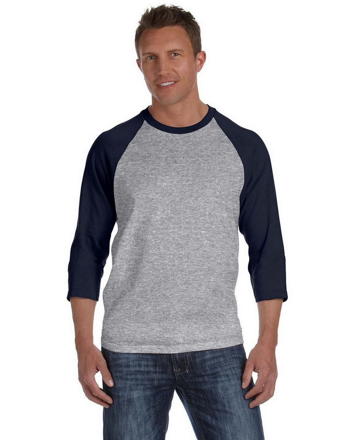 Anvil 2184 Cotton Raglan Baseball T Shirt
