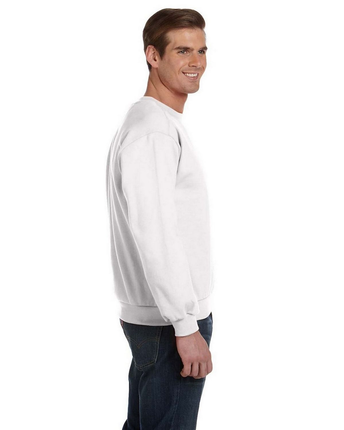 Anvil 71000 Adult Combed Ringspun Fashion Fleece Crew Neck Sweatshirt ...