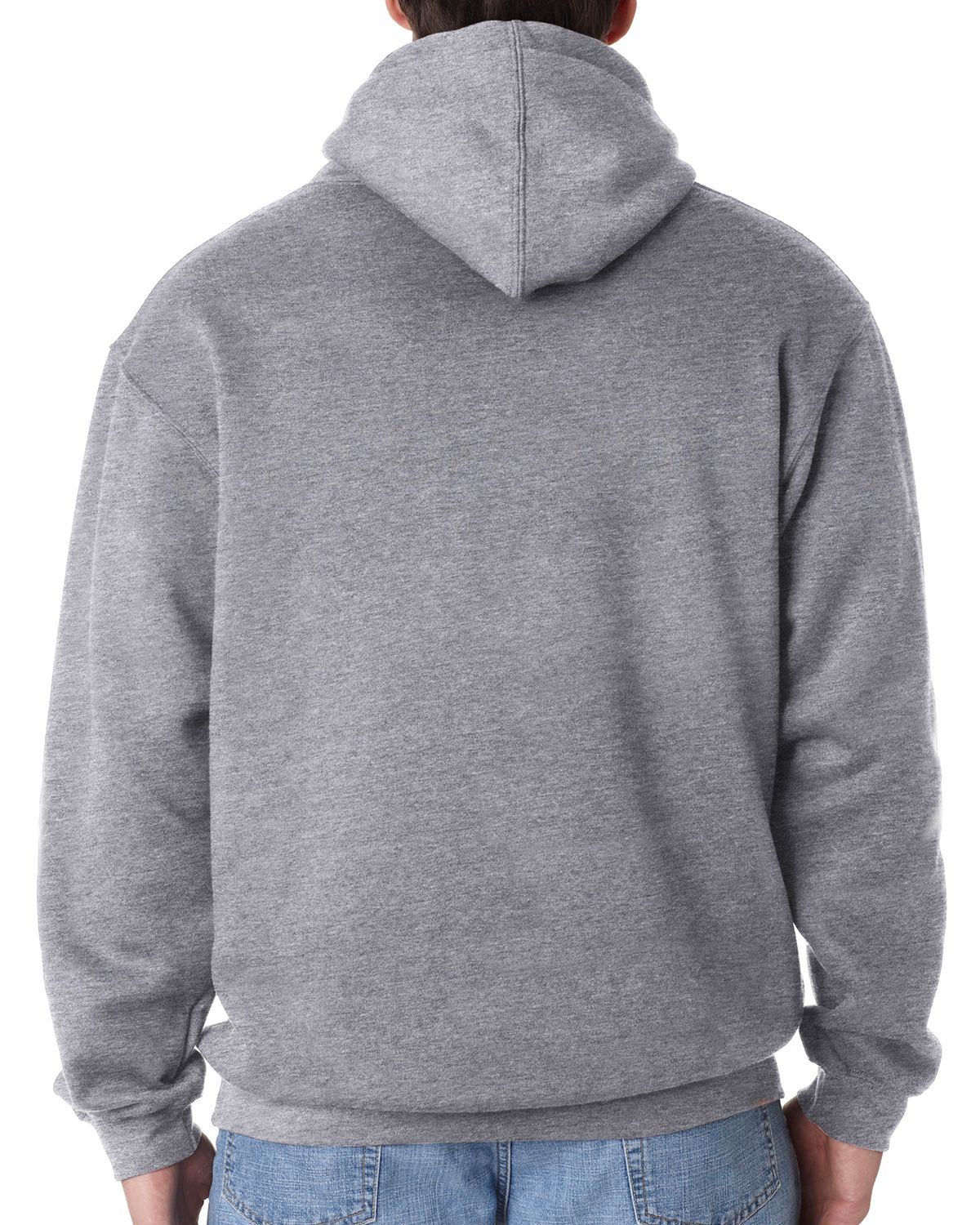 Bayside BA960 Adult Pullover Hooded Sweatshirt - Apparelnbags.com