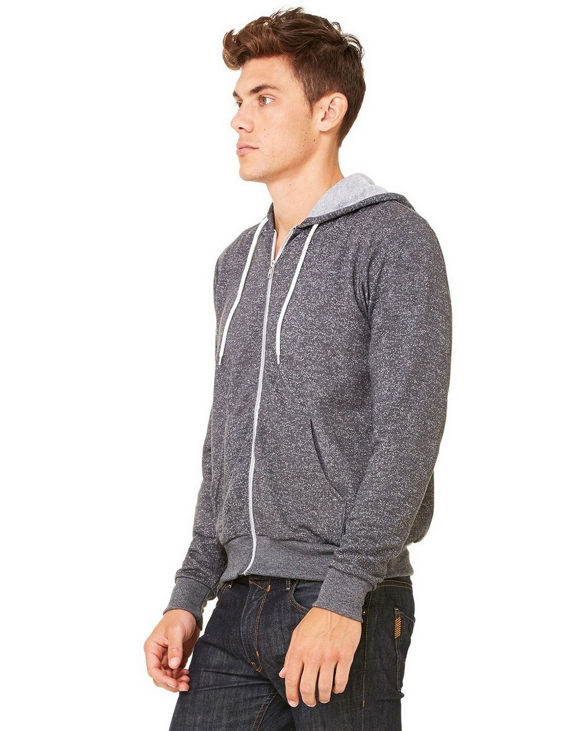 Bella + Canvas 3739 Unisex Poly Cotton Fleece Hoodie - ApparelnBags.com