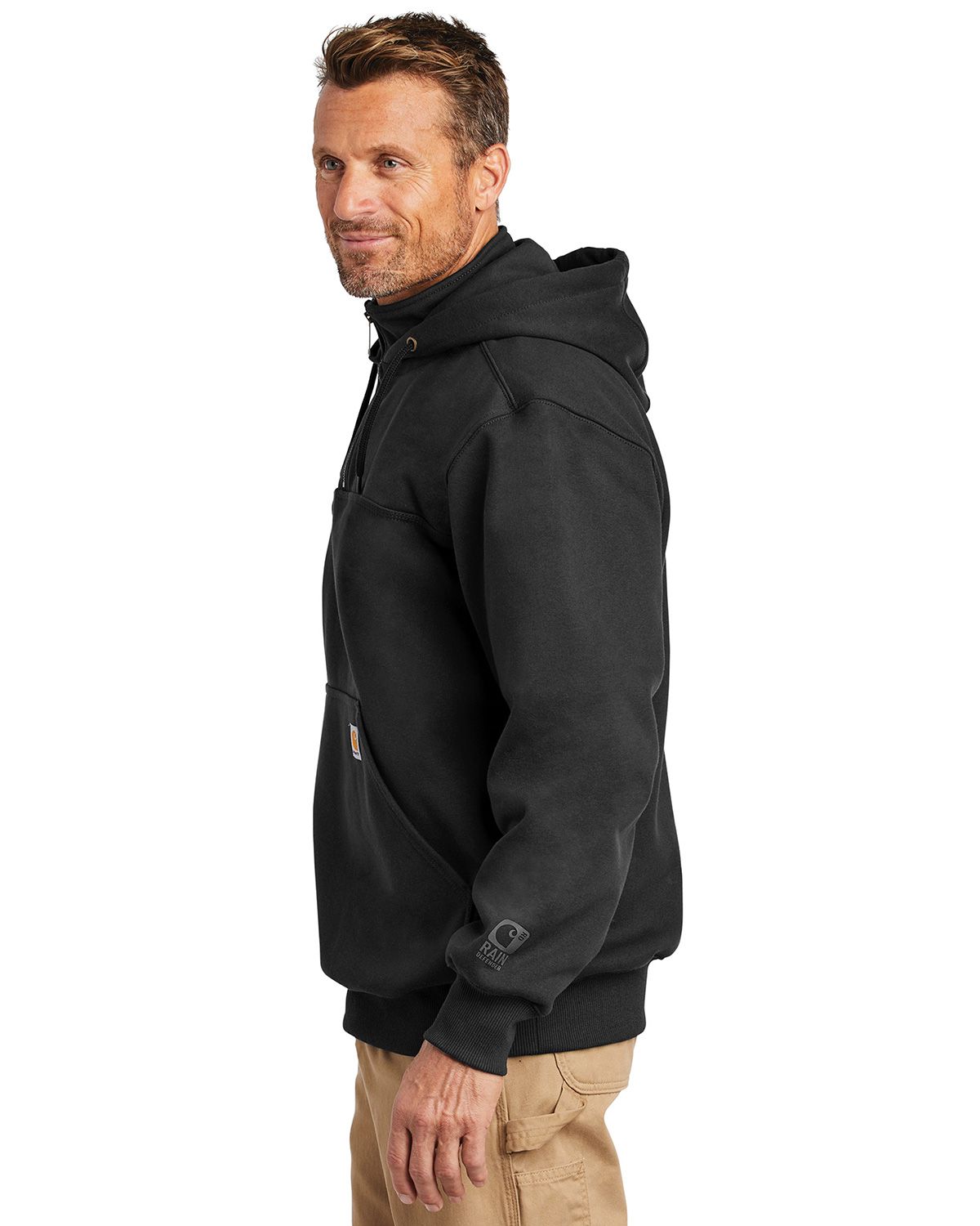 Carhartt CT100617 Rain Defender Paxton Heavyweight Hooded Zip Mock Sweatshirt