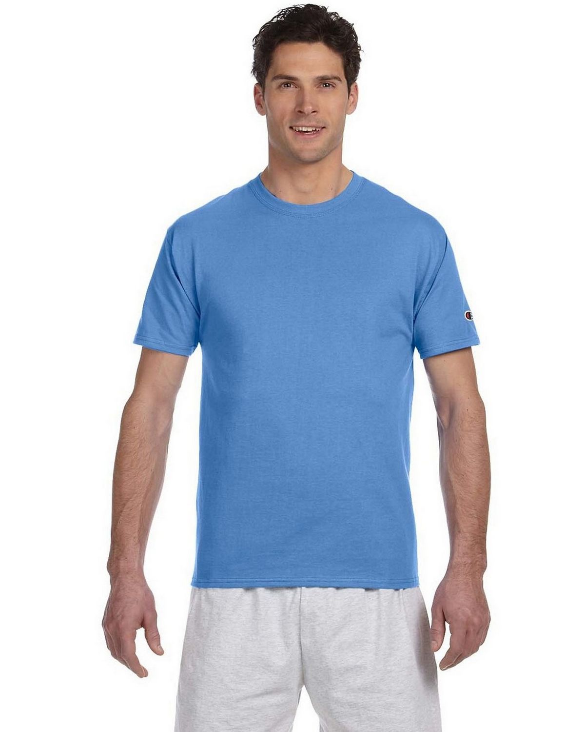 champion short sleeve sweatshirt mens