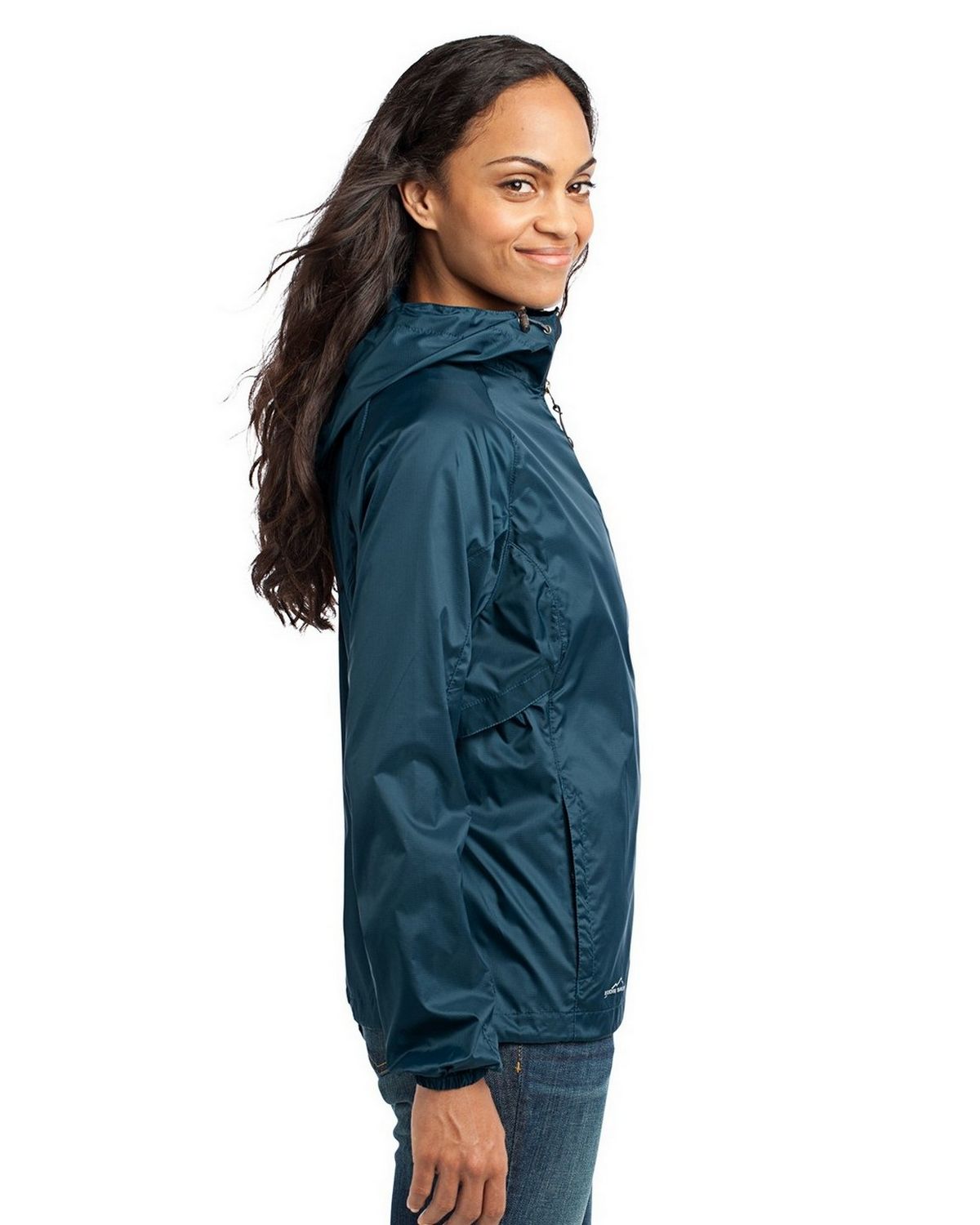Eddie Bauer Logo Embroidered Packable Wind Jacket at ApparelnBags.com
