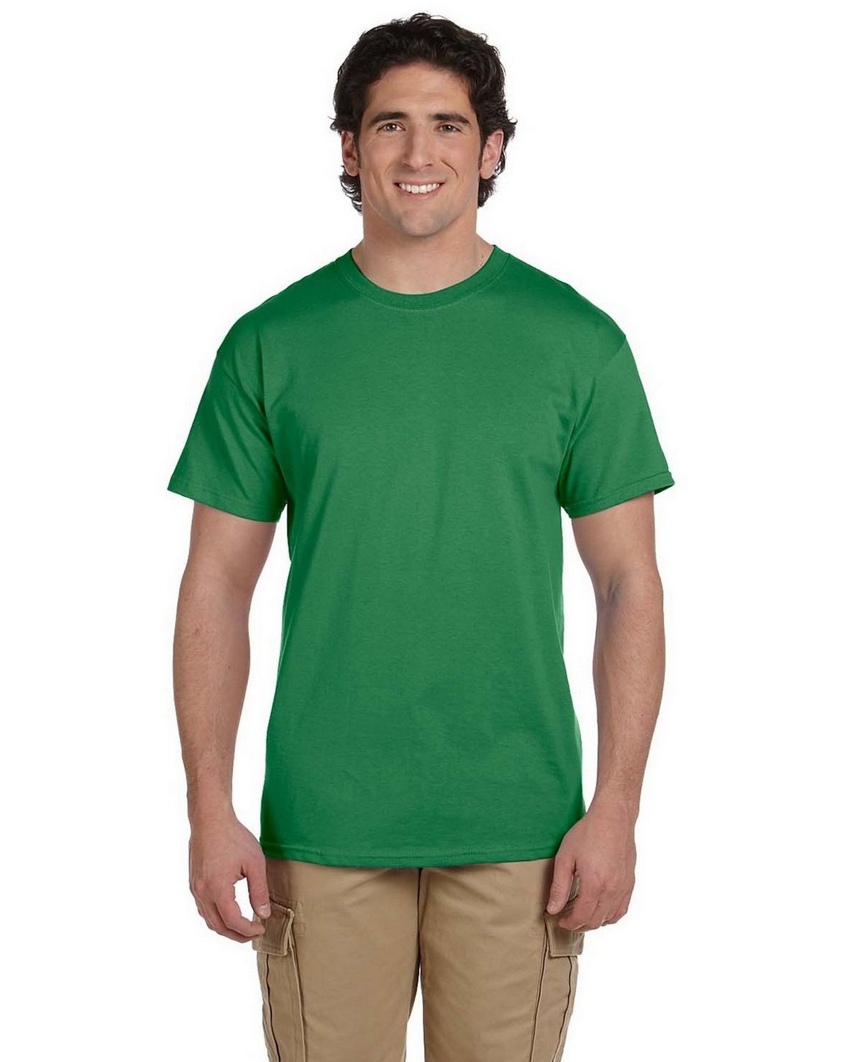 Fruit of the Loom 3930 100% Cotton Short-Sleeve Tee - ApparelnBags.com