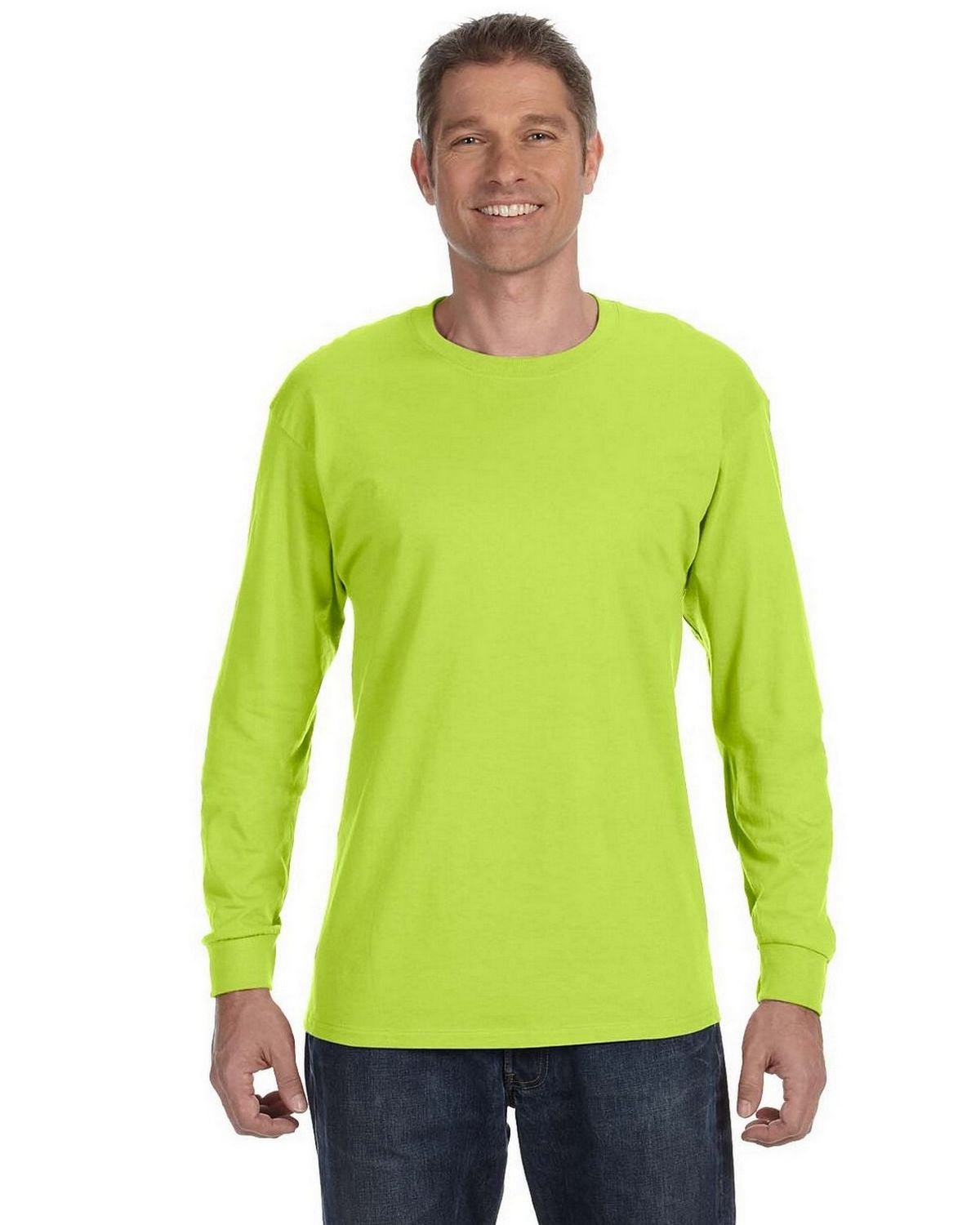 fruit of loom long sleeve t shirt