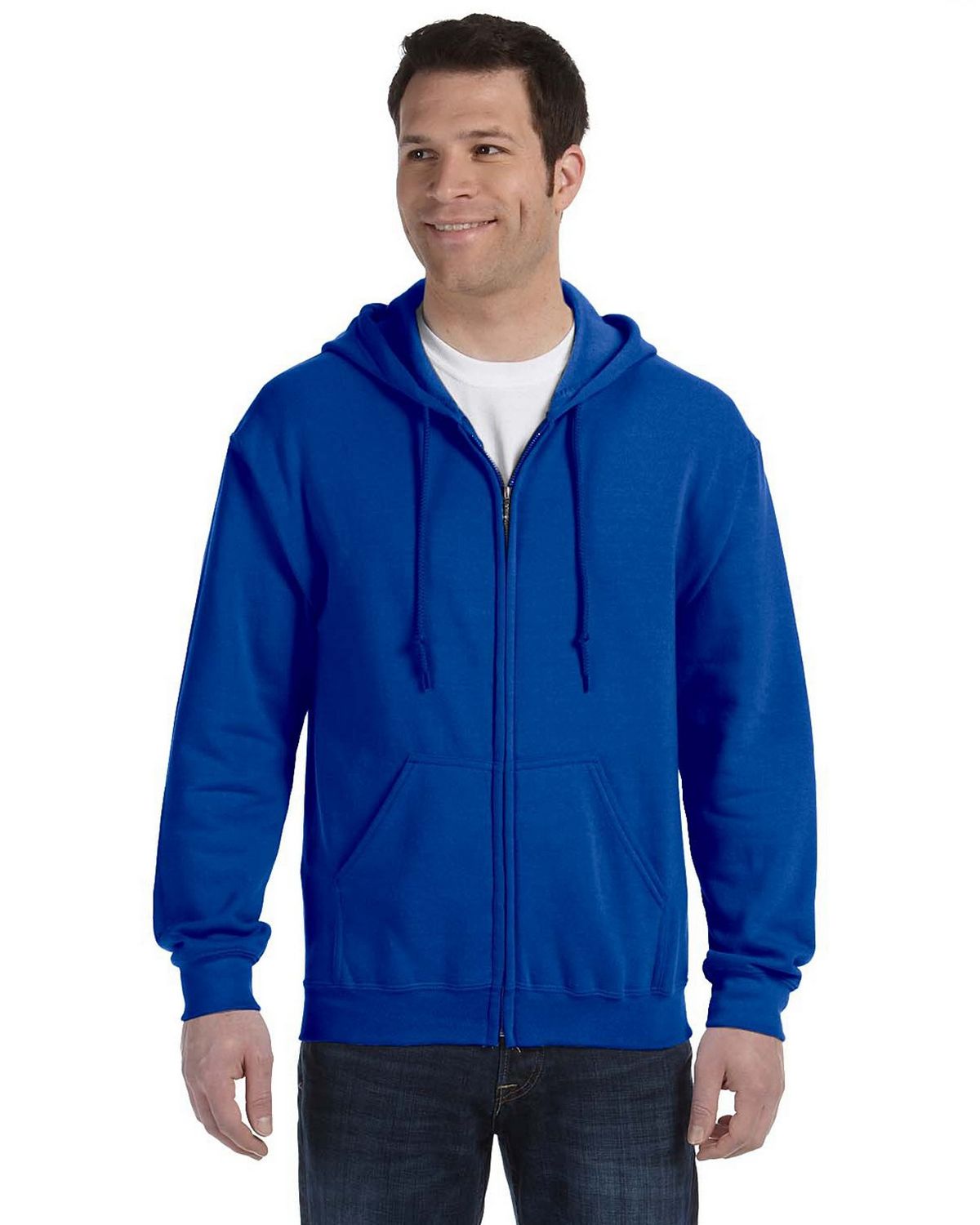 Gildan 18600 Zip Fleece Sweatshirt - ApparelnBags.com