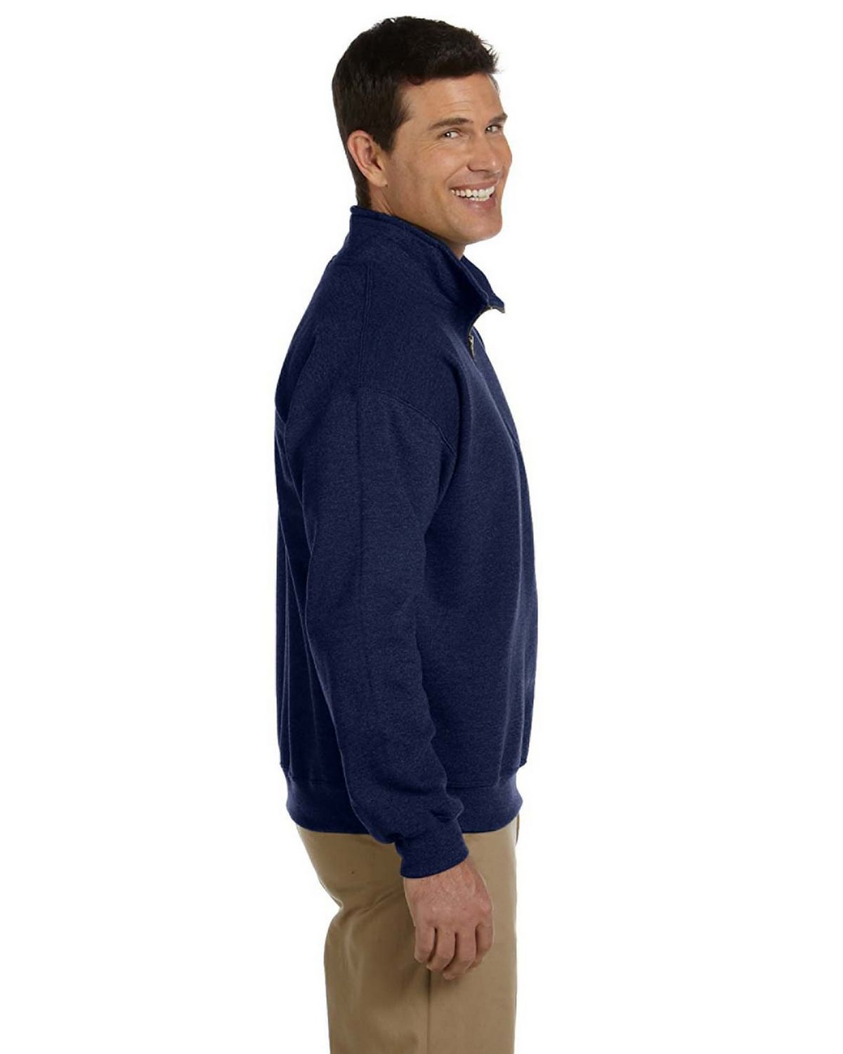Gildan 18800 Adult Heavy BlendVintage 1/4-Zip Cadet Collar Sweatshirt ...