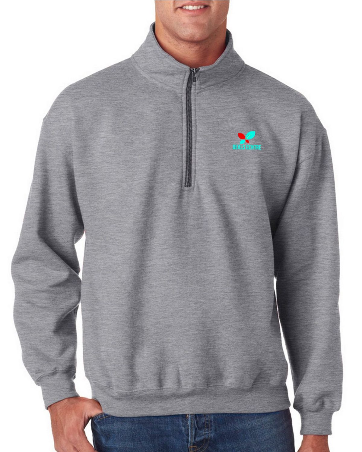 Gildan 18800 Adult Heavy BlendVintage 1/4Zip Cadet Collar Sweatshirt