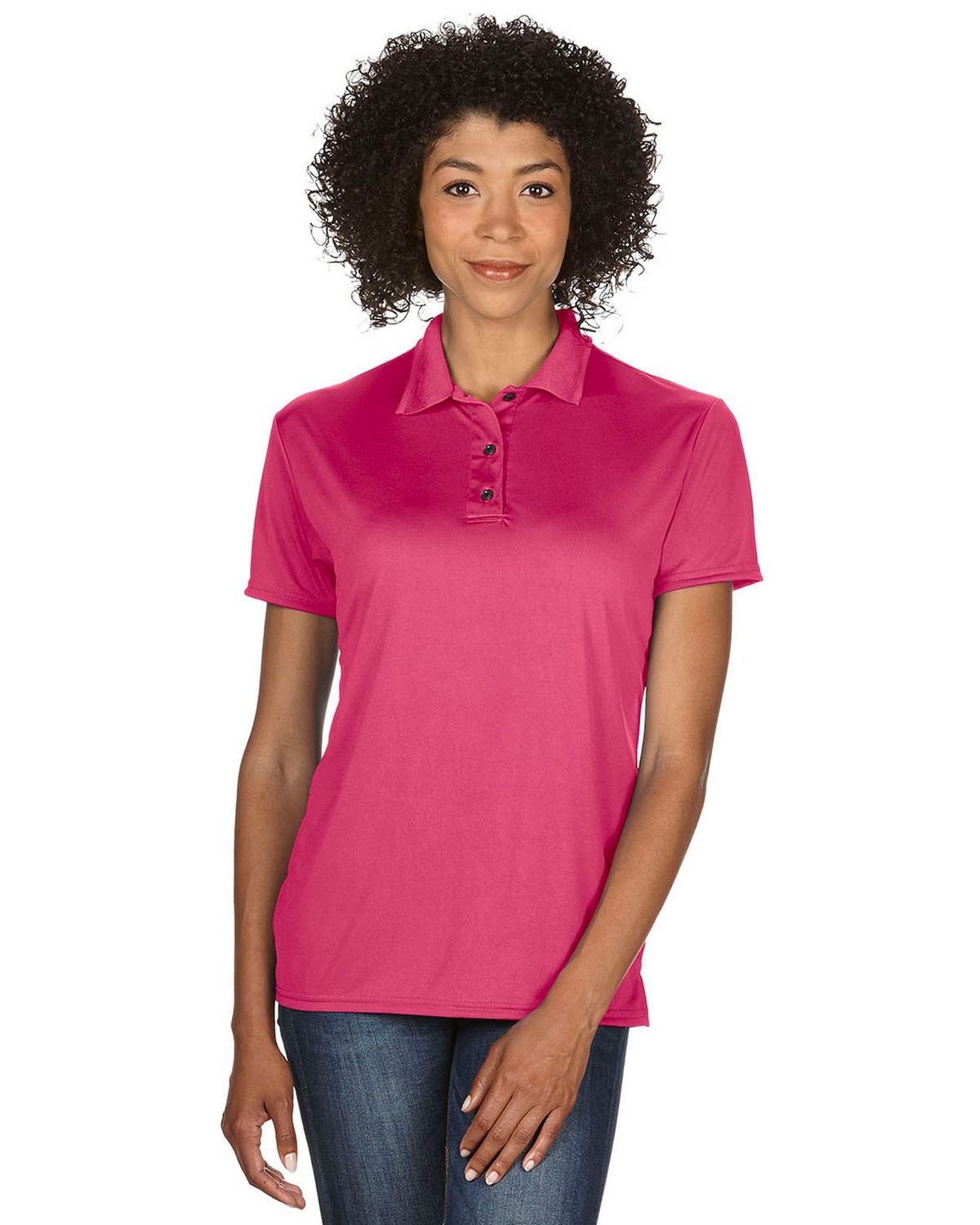 Gildan 44800L Performance Ladies Jersey Polo Shirt