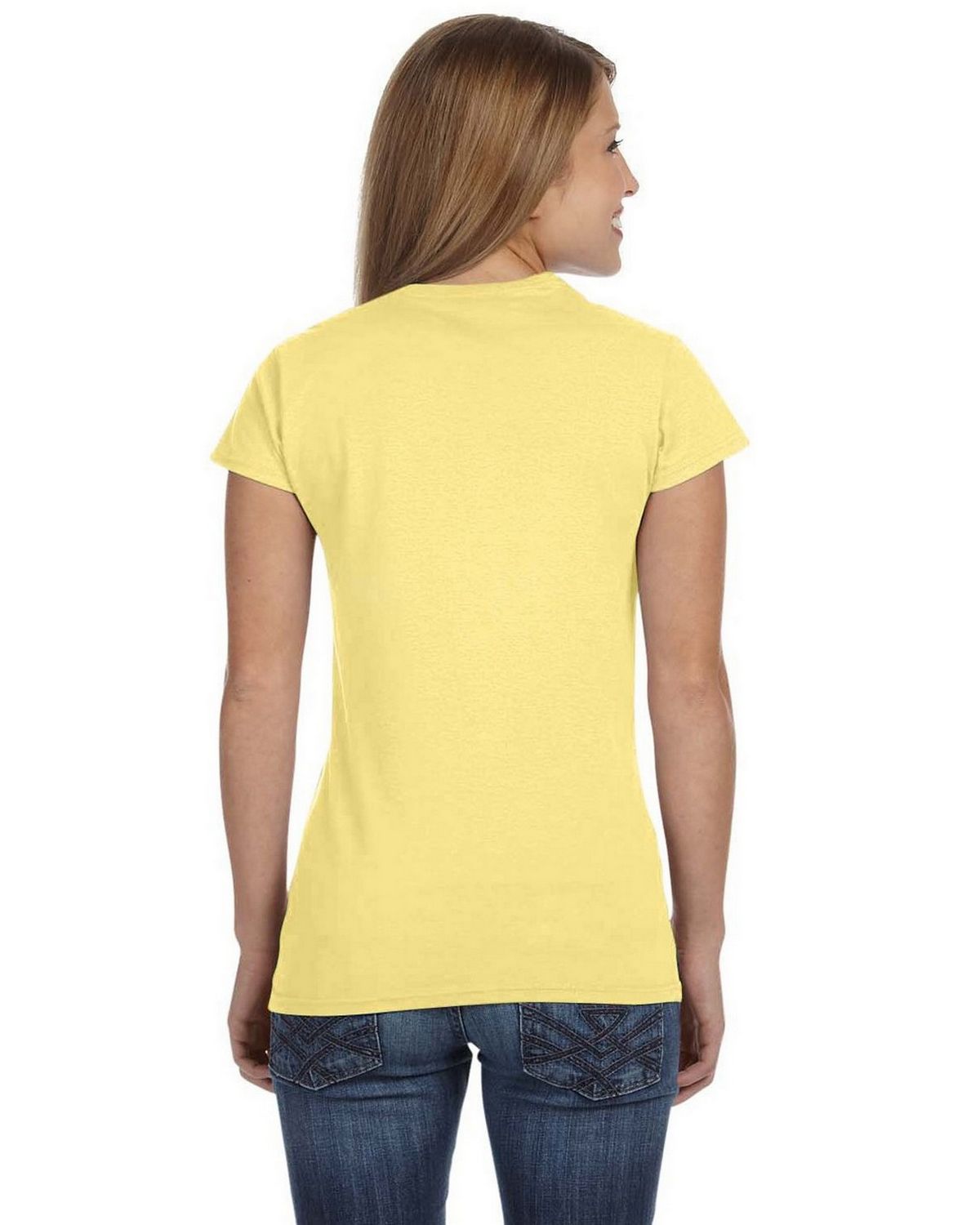 Gildan 64000L Ladies’ SoftStyle T Shirt - ApparelnBags.com