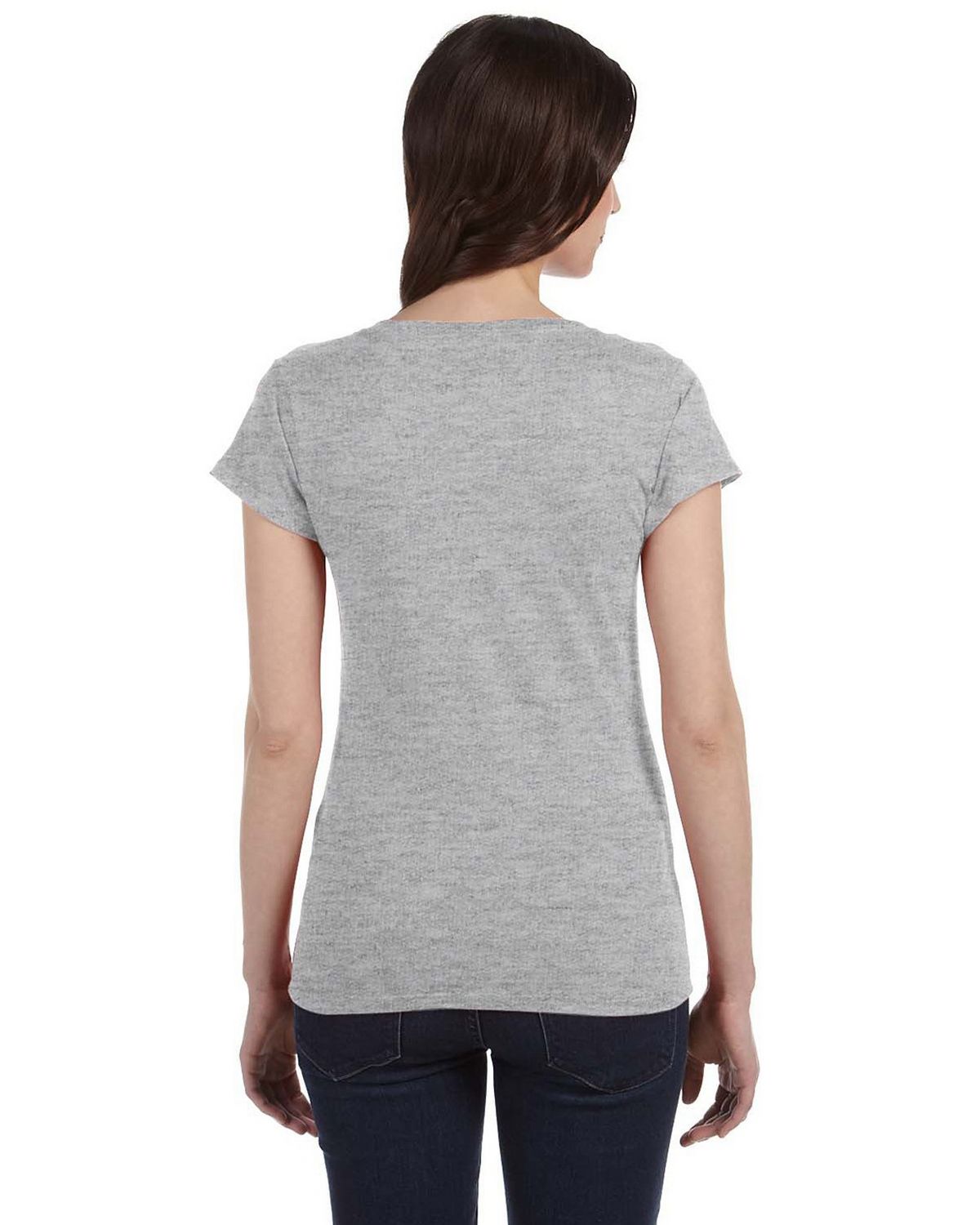 Gildan 64V00L GD Ladies V Neck Tee - ApparelnBags.com