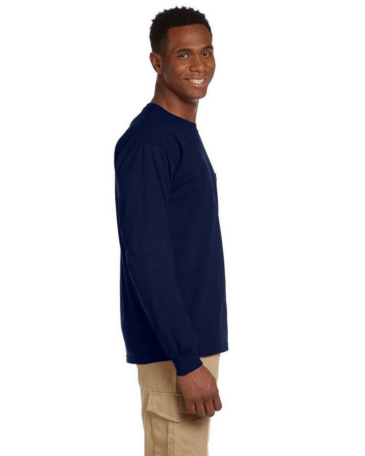 gildan long sleeve pocket t shirts