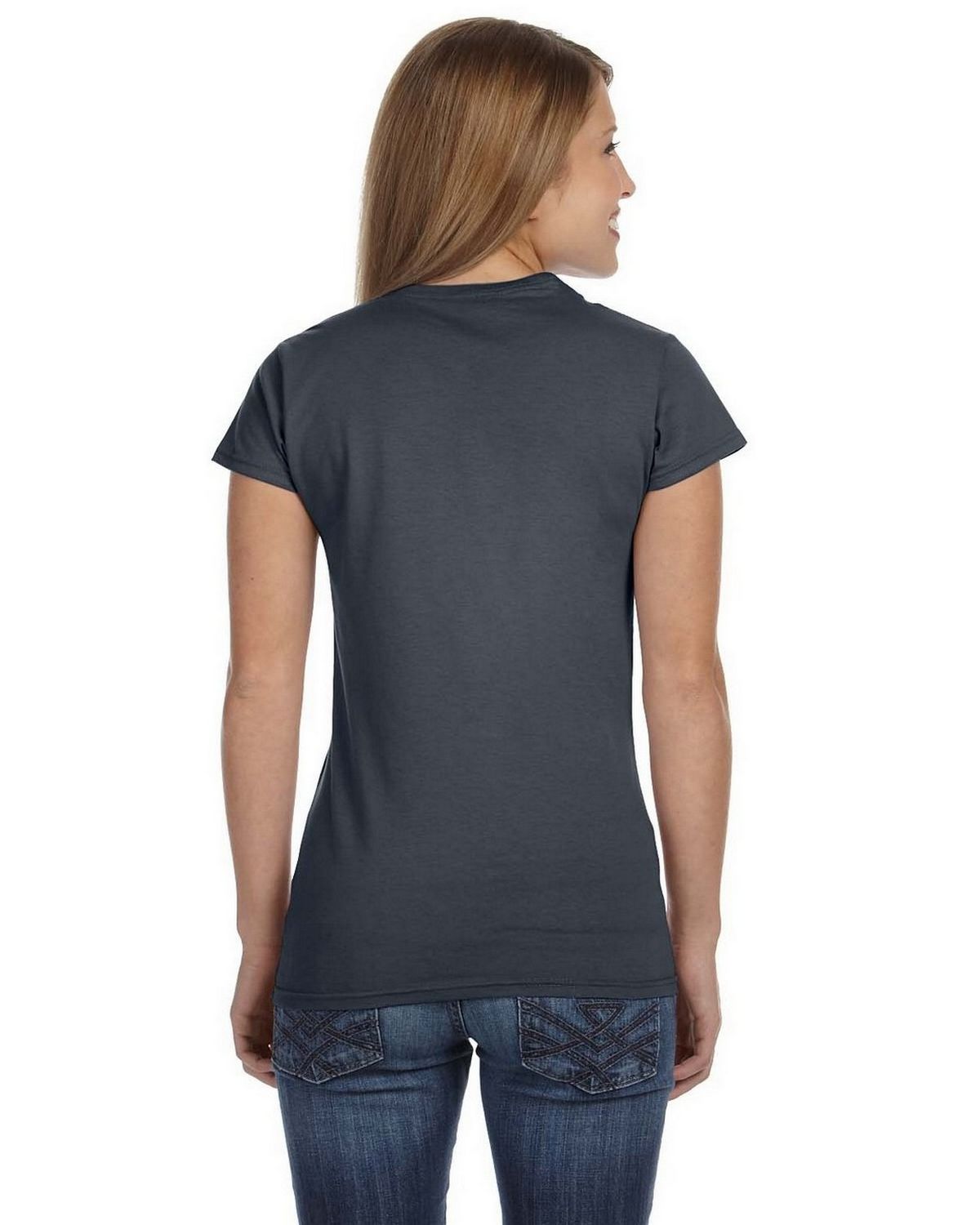 Gildan G640L Ladies Soft Style Ringspun T Shirt - ApparelnBags.com