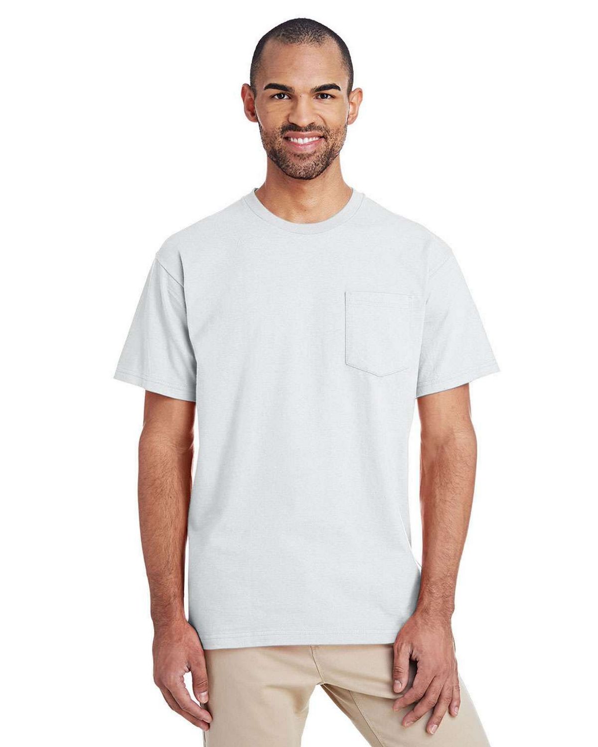 Download Size Chart for Gildan H300 Mens Hammer Pocket T-Shirt