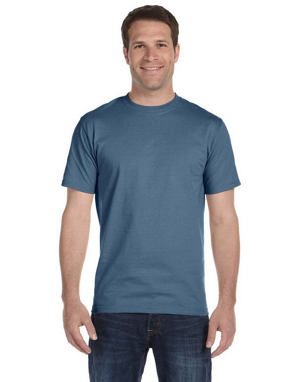 Hanes 5180 Ringspun Cotton Beefy T-Shirt - ApparelnBags.com