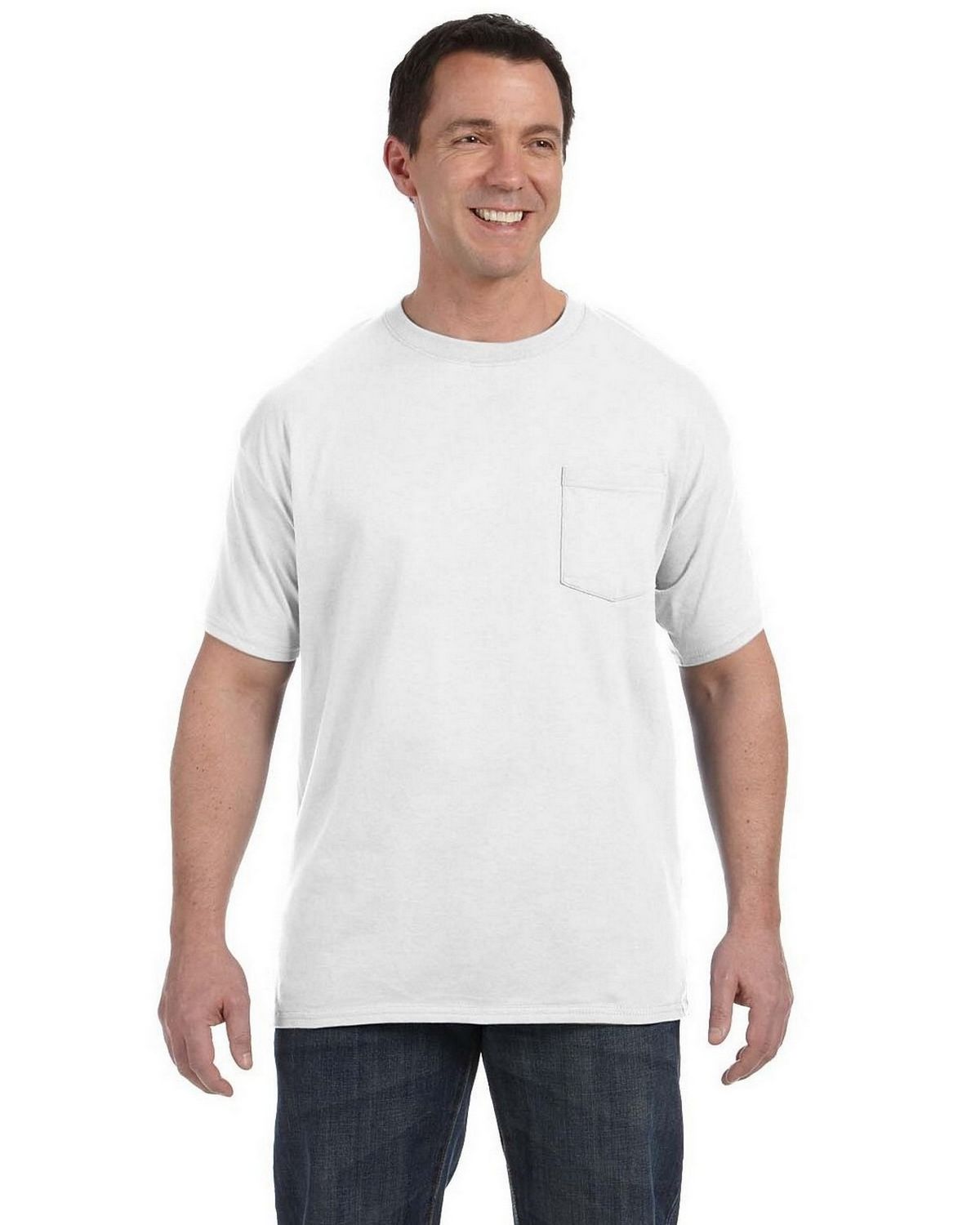 Download Hanes H5590 Men's Tagless Pocket T-Shirt - Shop at ...