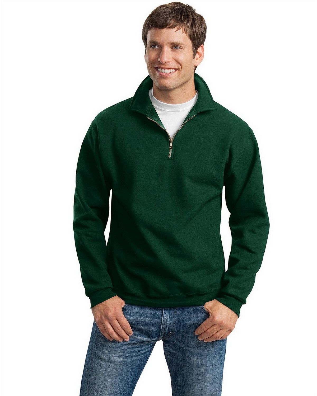 jerzees super sweats quarter zip