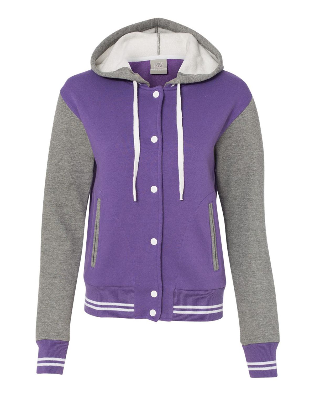 Mv Sport W2344 Womens Varsity Sweatshirt Free Shipping Available