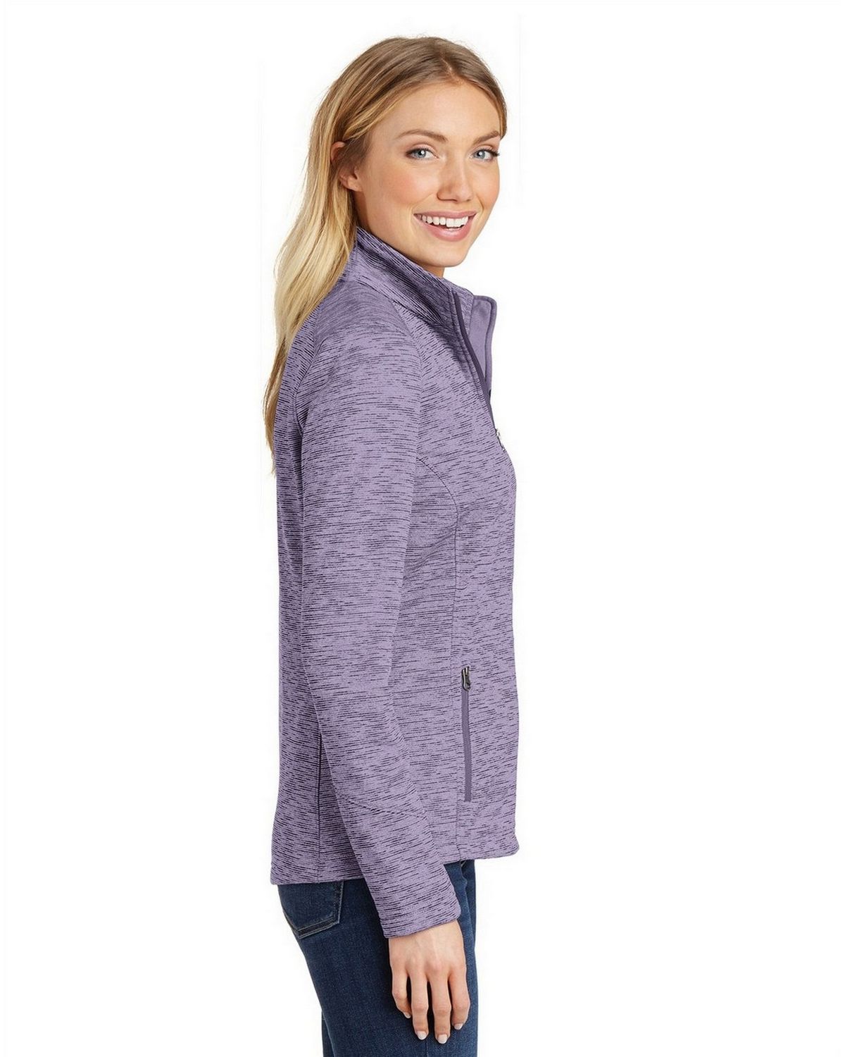 digi stripe fleece jacket