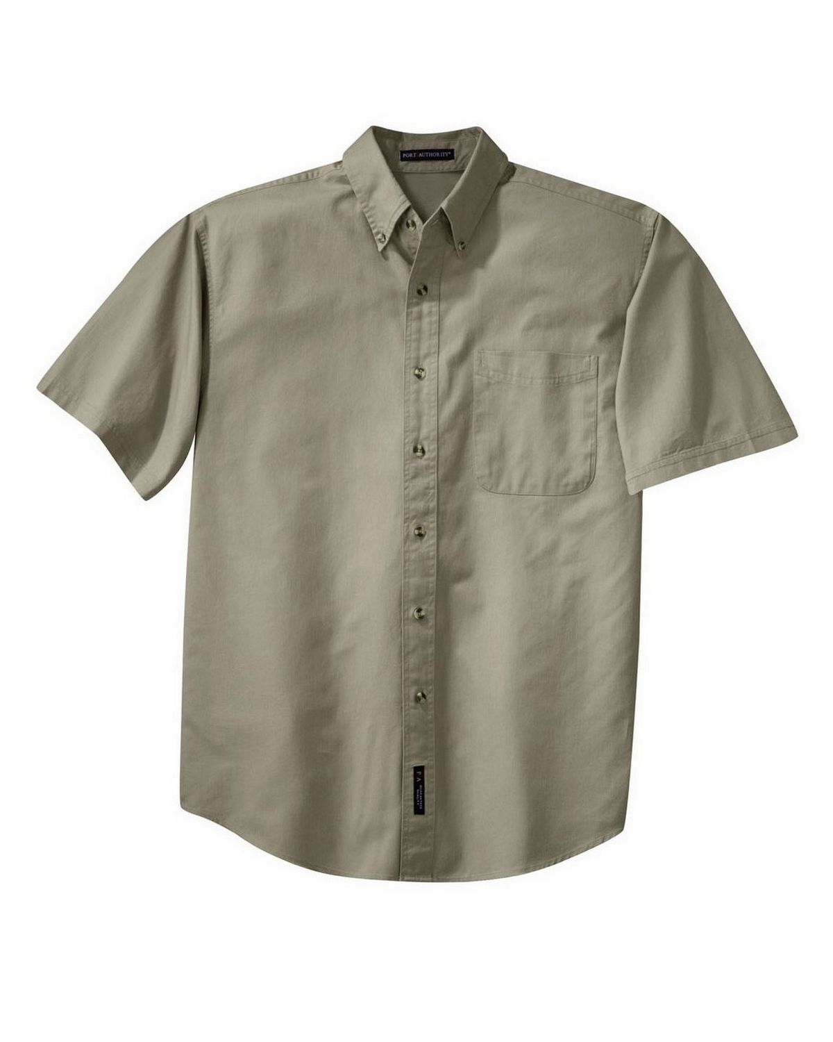 Port Authority S500T Short Sleeve Twill Shirt - ApparelnBags.com