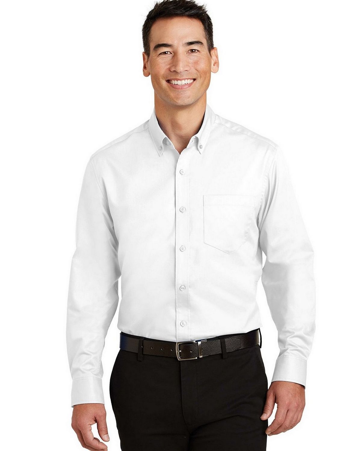 Size Chart for Port Authority S663 SuperPro Twill Shirt