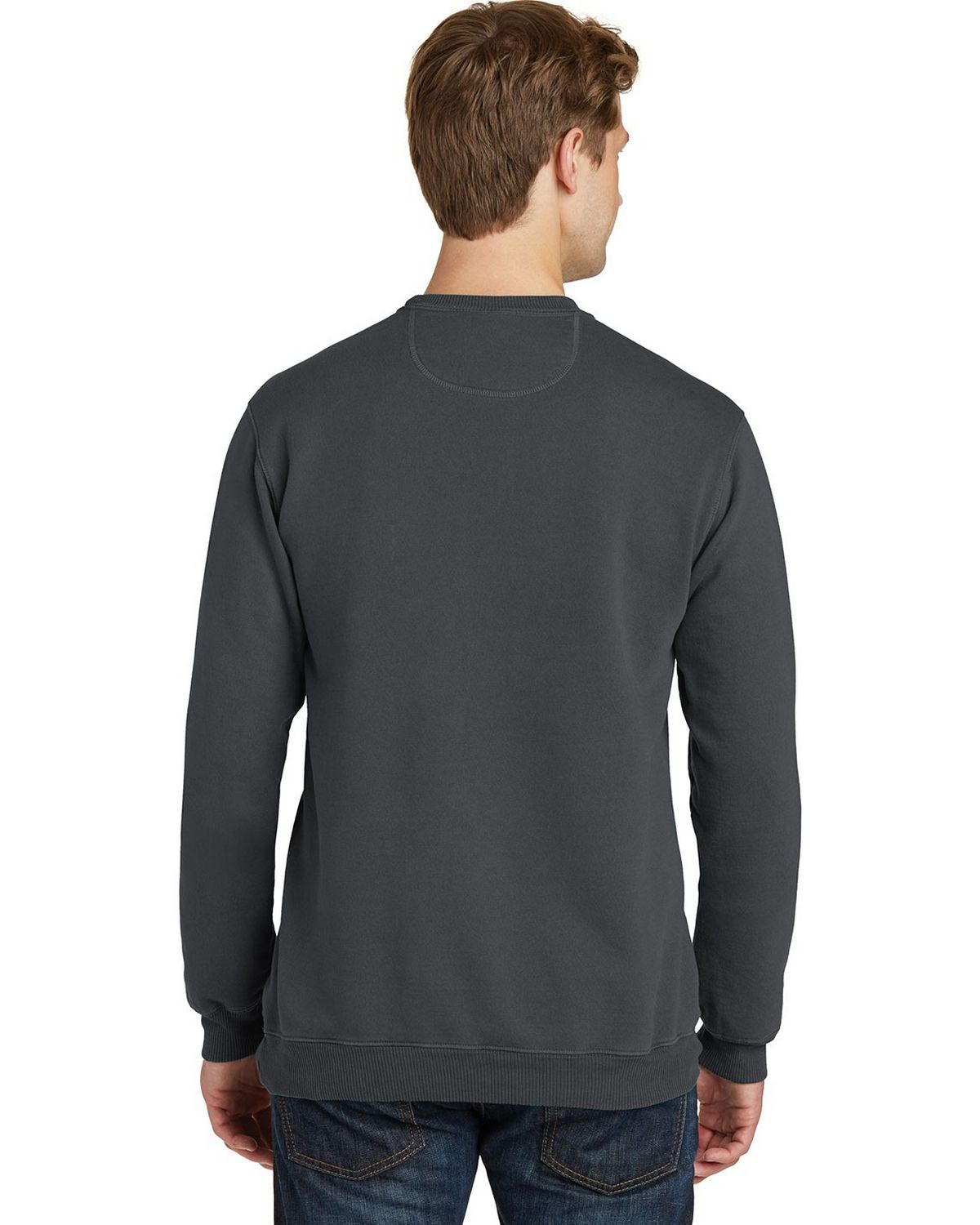 Port & Company Mens Crewneck Perfect Sweatshirt_White_L 