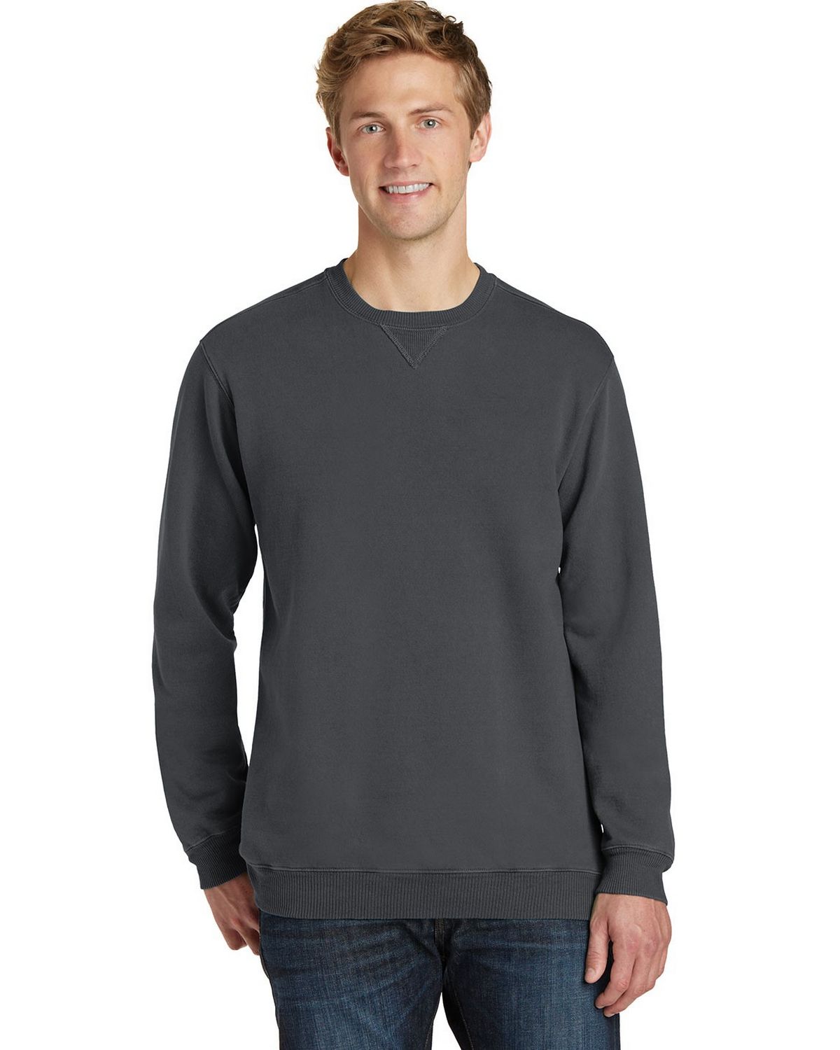 Size Chart for Port & Company PC098 Essential Pigment-Dyed Crewneck ...