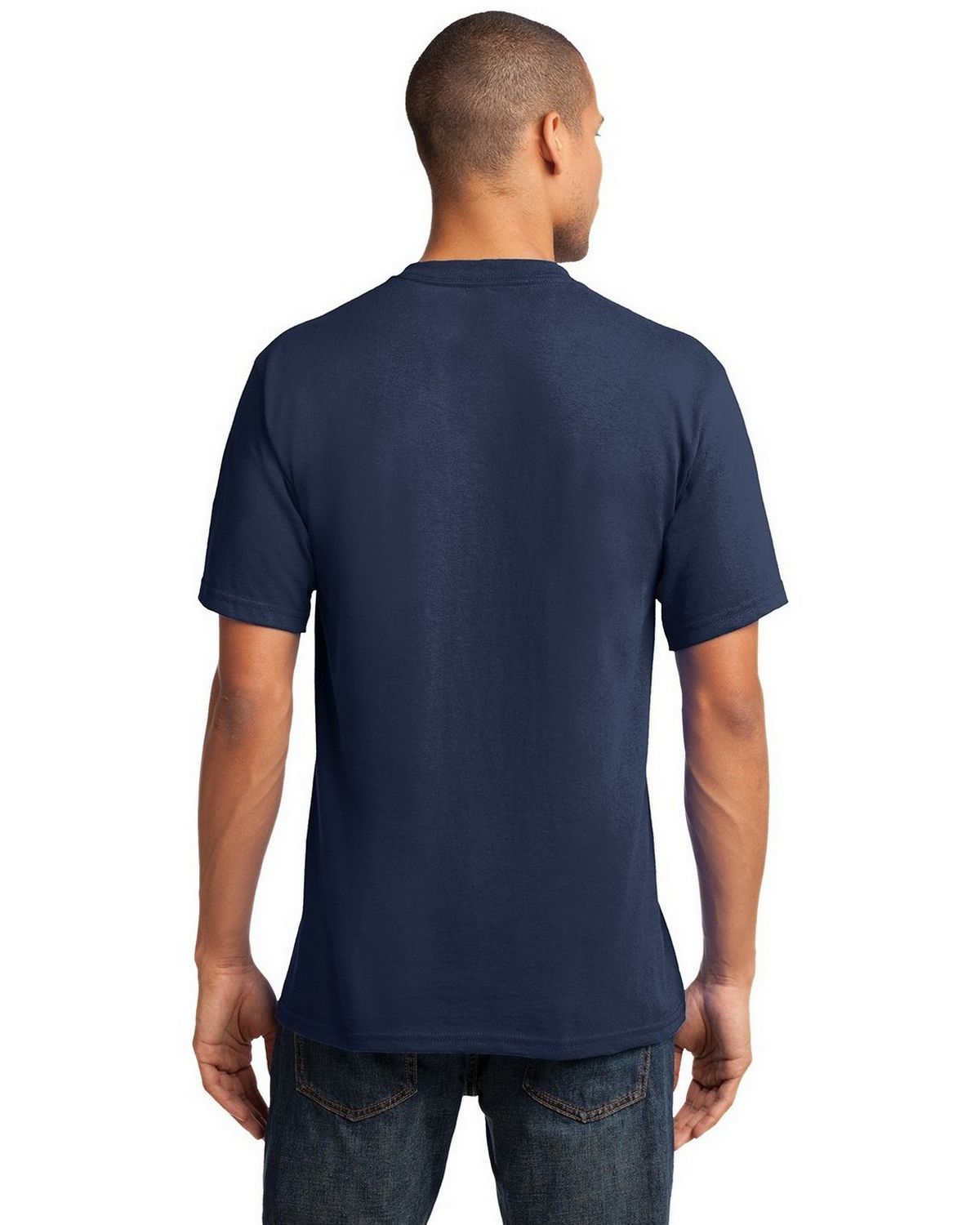 Port & Company PC54V 5.4-oz 100% Cotton V-Neck T-Shirt by Port ...