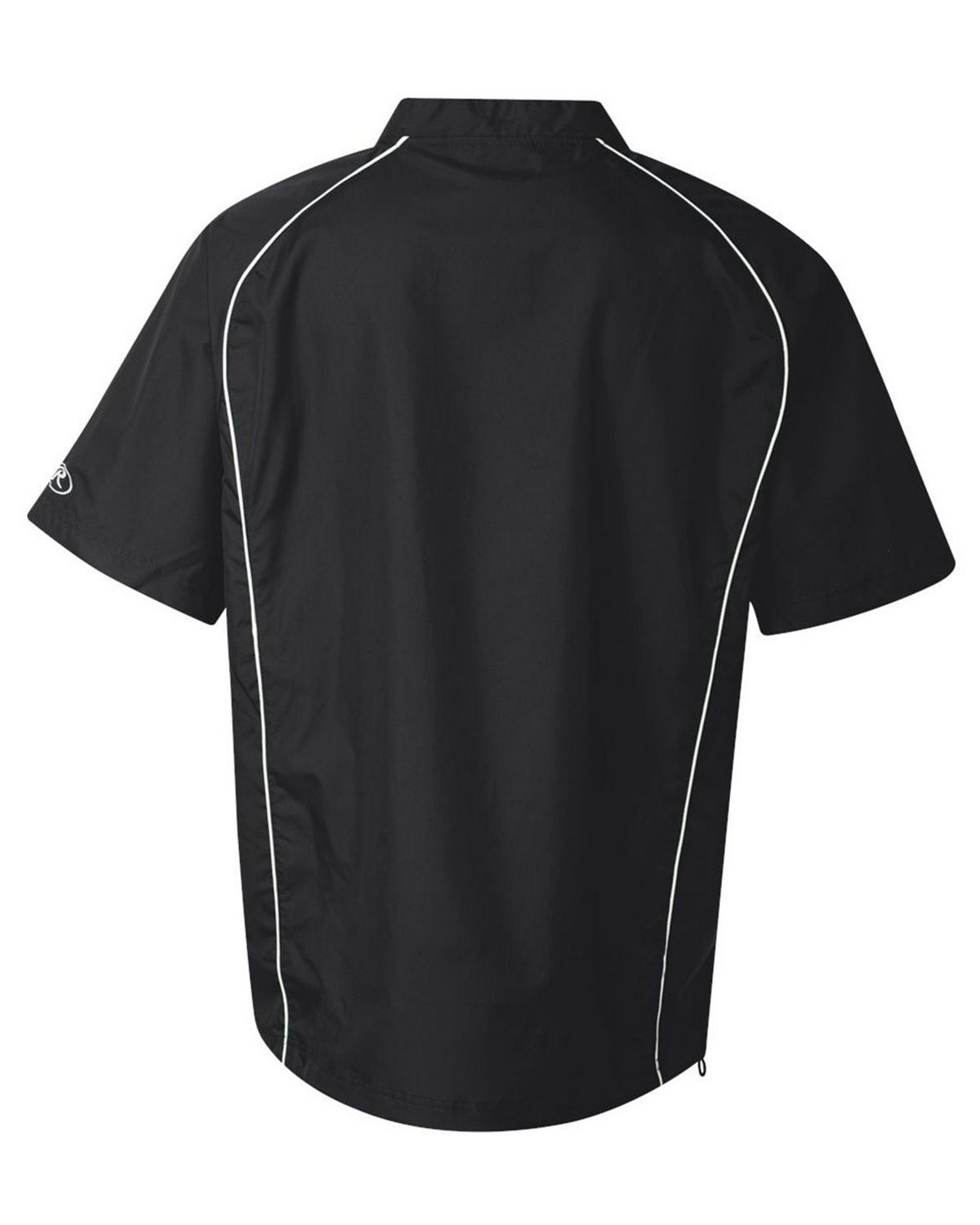 Download Rawlings 9702 Mens Short Sleeve Poly Dobby Quarter Zip Pullover