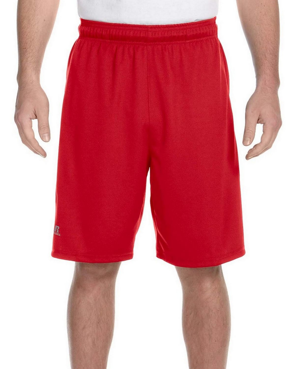 Size Chart for Russell Athletic 6B4DPM DriPower Colorblock Short