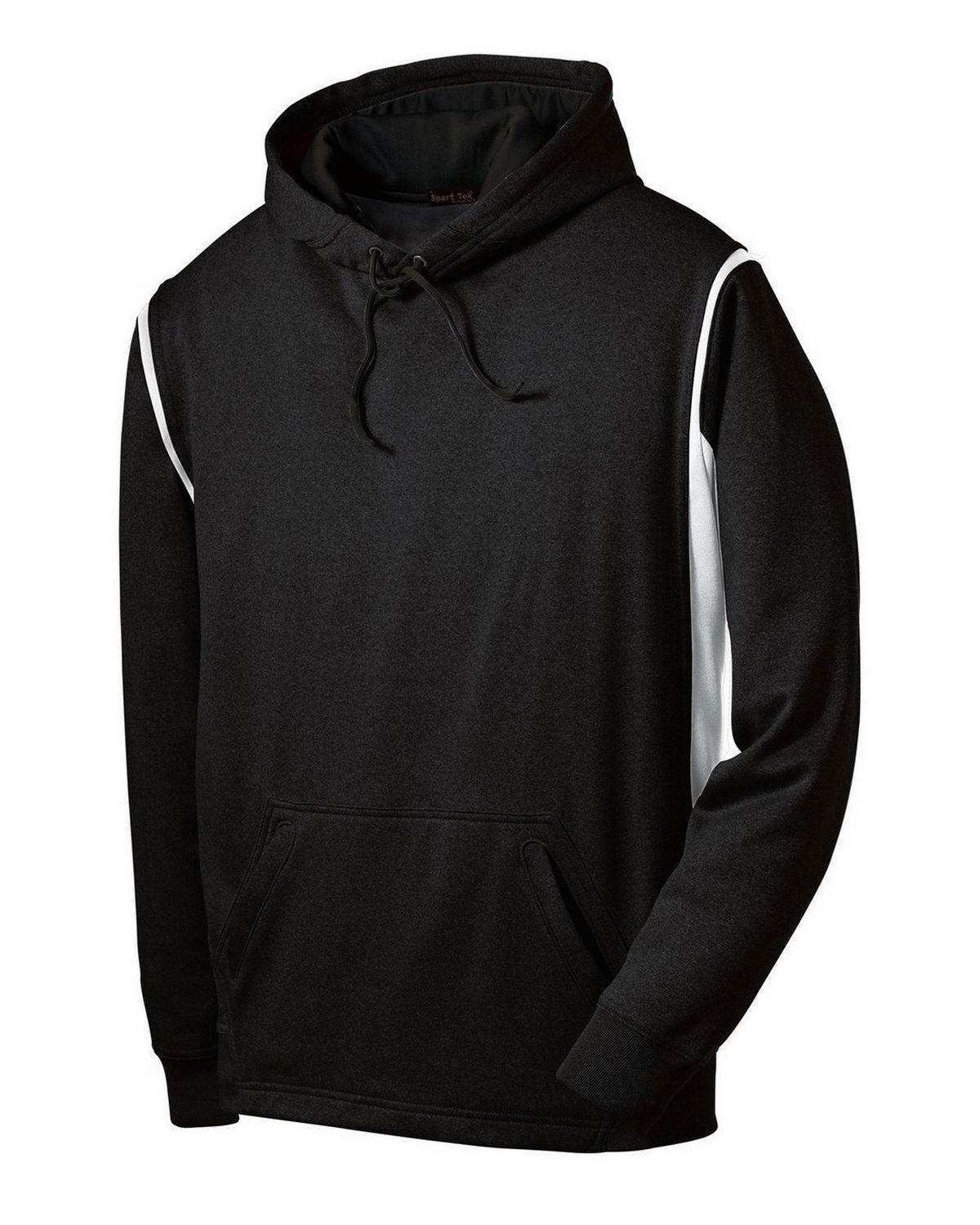sport tek tech fleece hooded sweatshirt