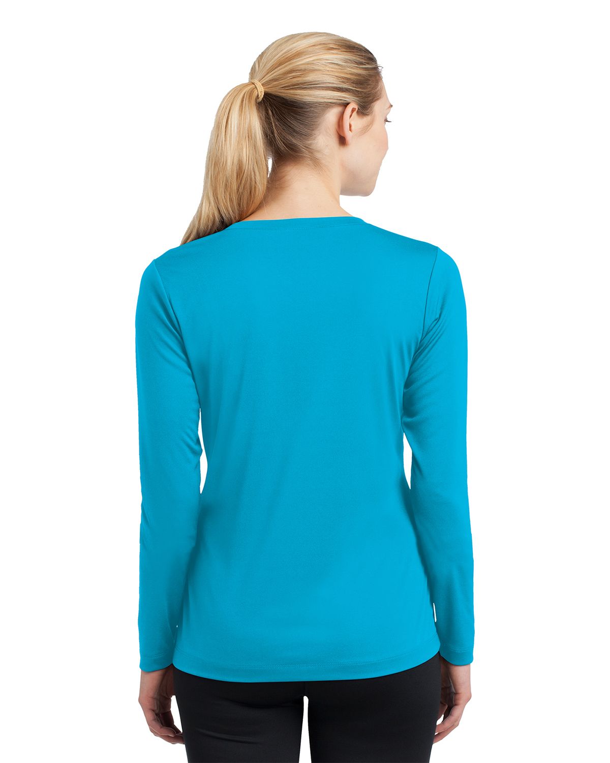 SportTek LST353LS Ladies Long Sleeve VNeck Competitor Tee by Port